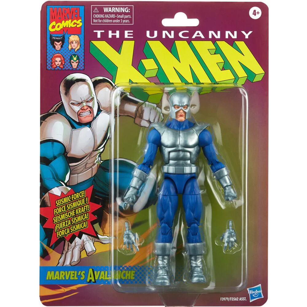 Marvel Legends Retro 6 Inch‎ Action Figure X-Men Classic Series 2 Avalanche New